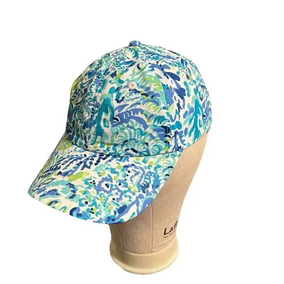 Lilly Pulitzer Floral Baseball Cap Hat NWOT Lilly Pulitzer | Accessories | Lily Pulitzer Nwot Vibrant  main image 4